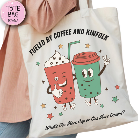 Fueled by Coffee and Kinfolk Tote