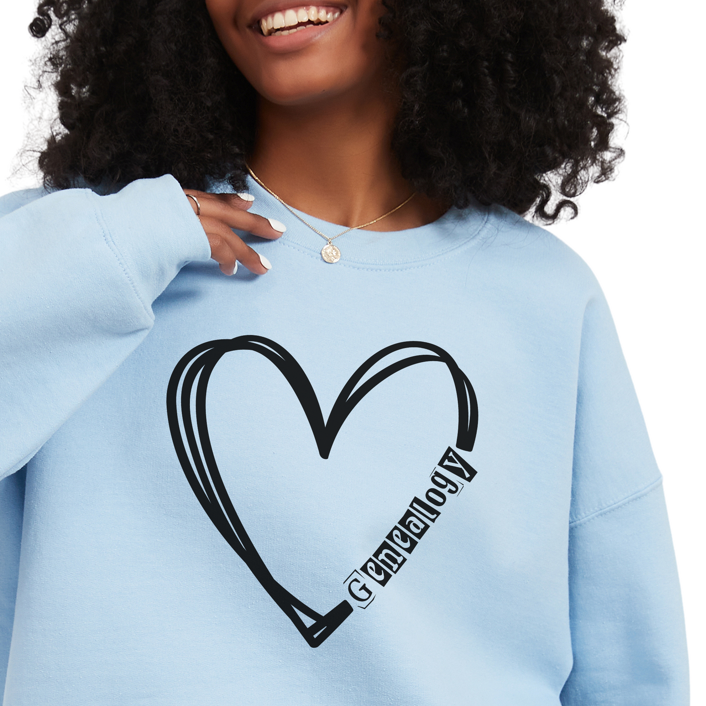 Genealogy Heart Sweatshirt