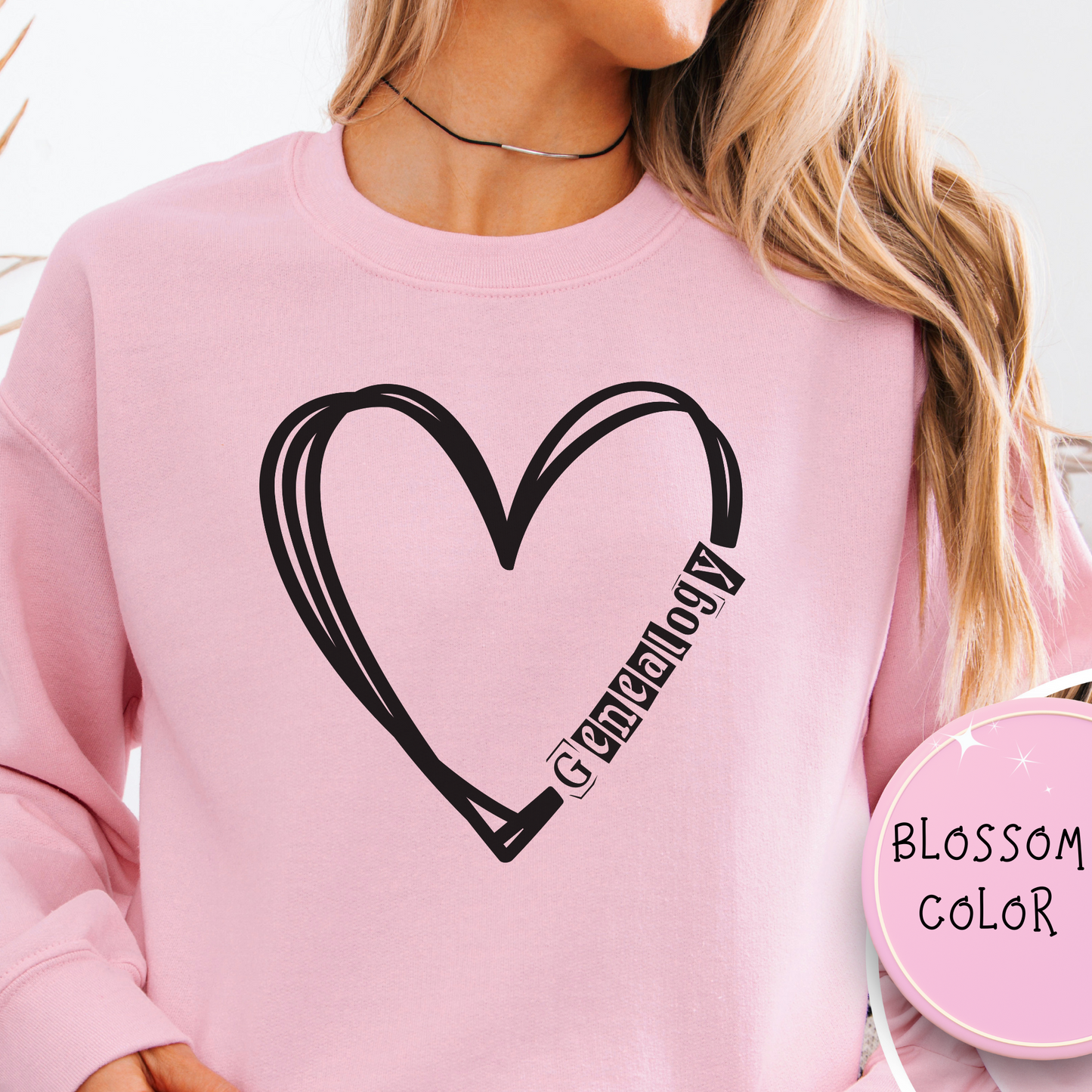 Genealogy Heart Sweatshirt