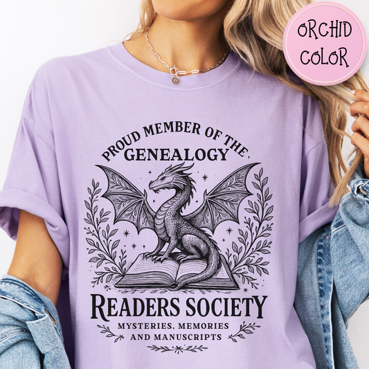 Genealogy Readers Society T Shirt