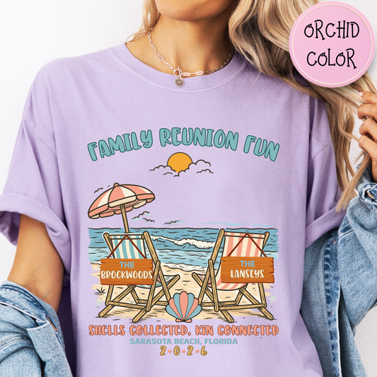 Custom Beachy Family Reunion T Shirt