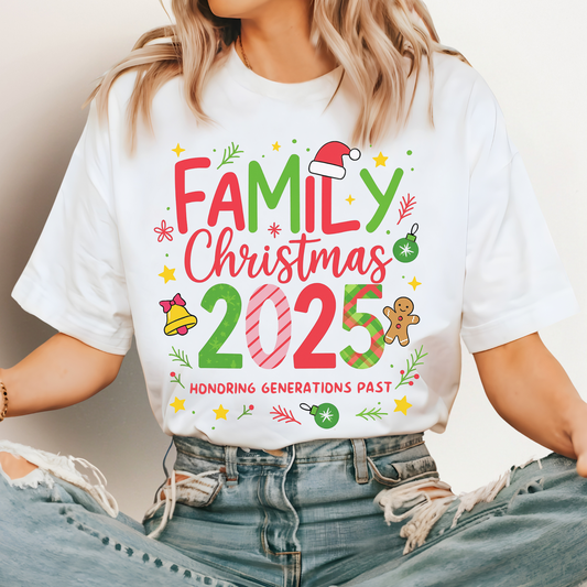 Family Christmas Honoring Generations Past T-Shirt