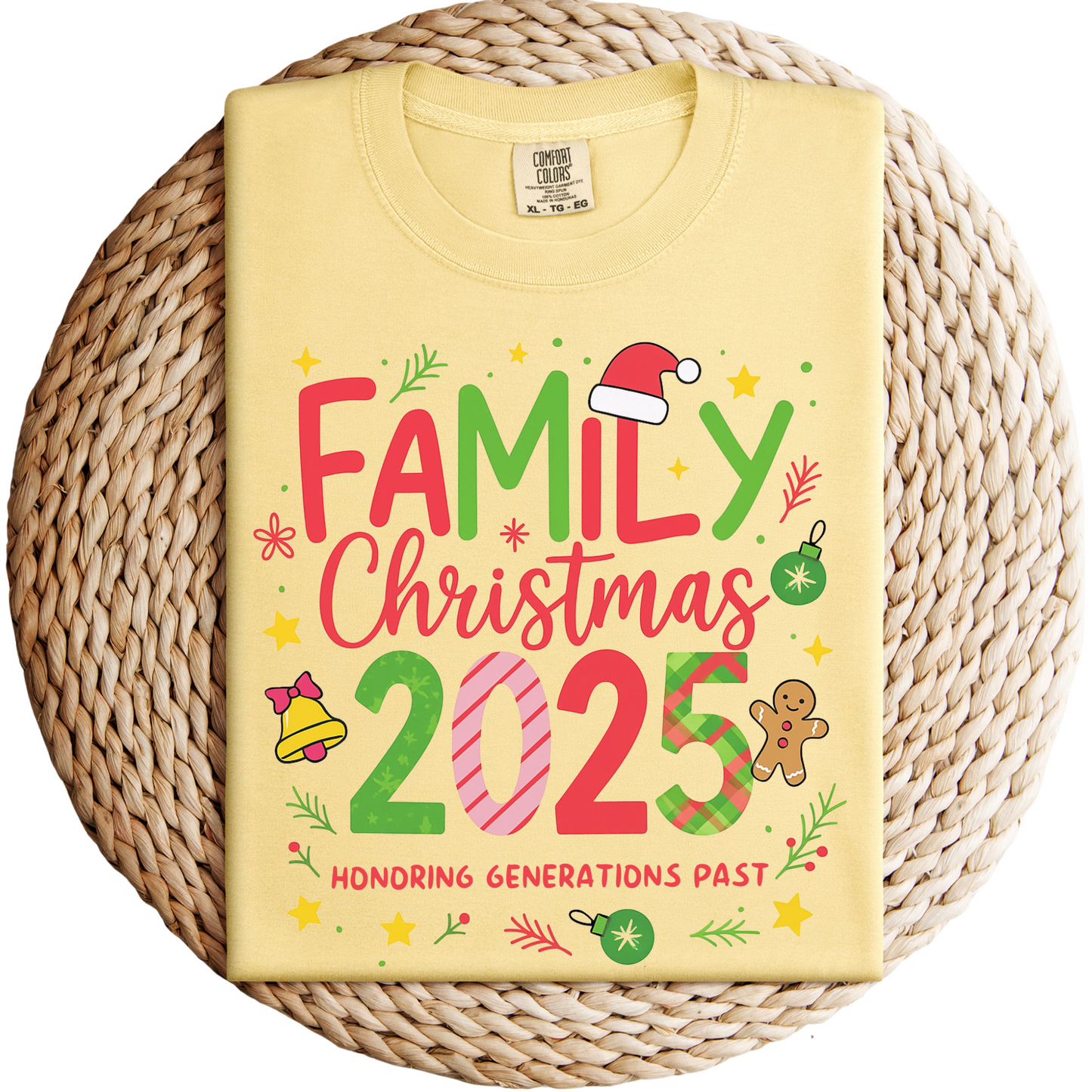 Family Christmas Honoring Generations Past T-Shirt