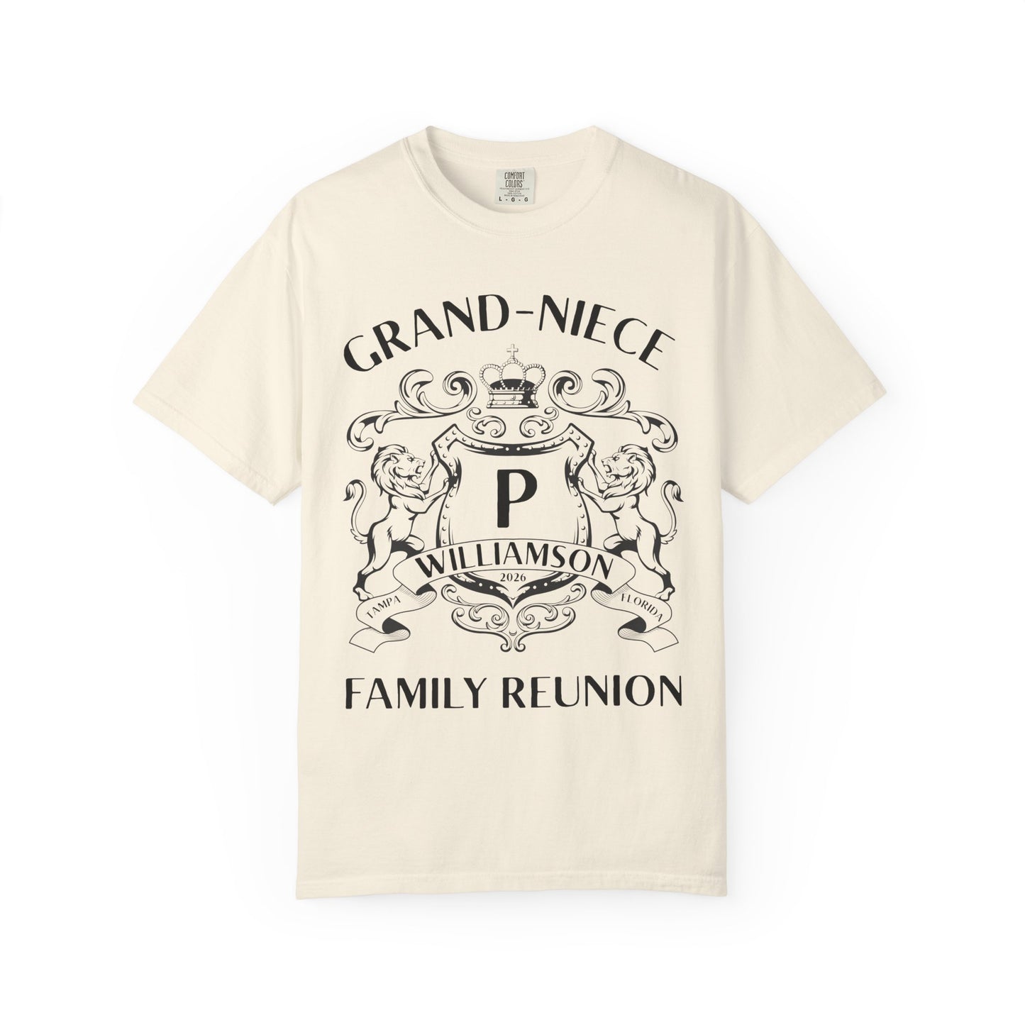 Personalized Family Reunion Crest T-Shirt