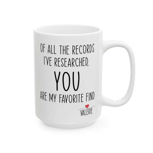 You Are My Favorite Find Personalized Mug