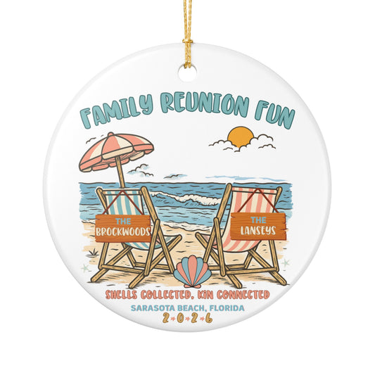 Family Reunion Personalized Ornament