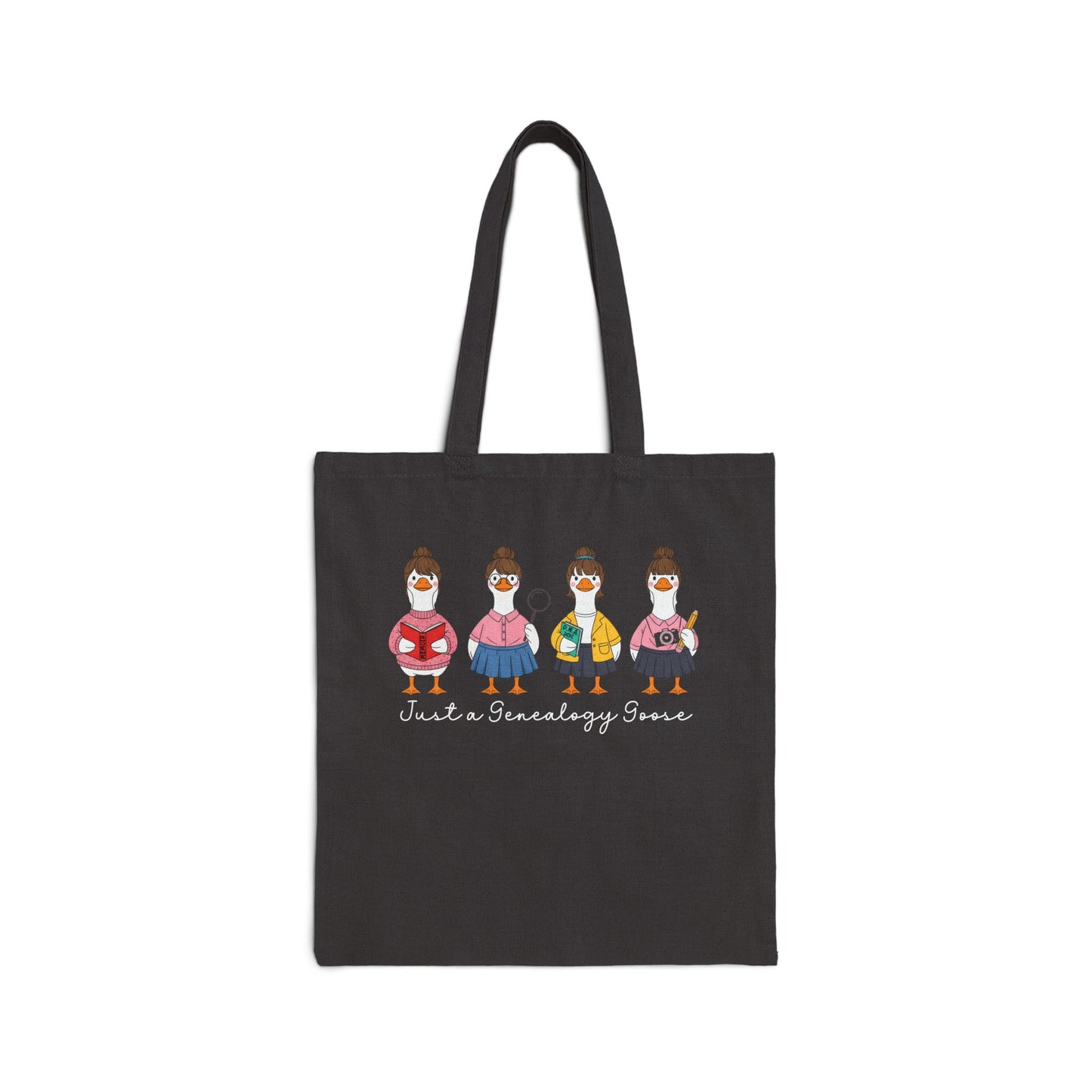 Just a Genealogy Goose Tote Bag