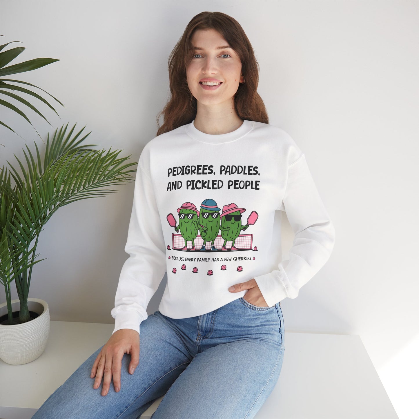 Funny Genealogy Pickleball Sweatshirt
