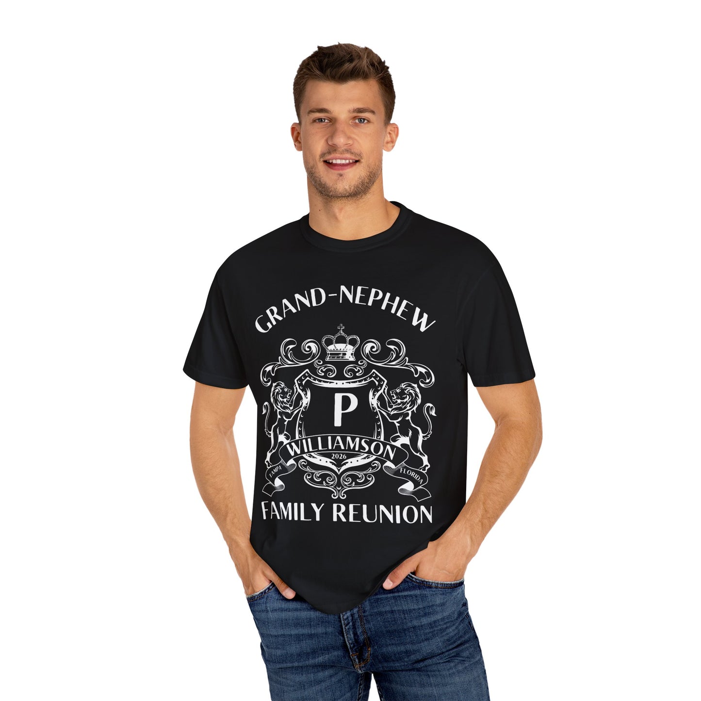 Personalized Family Reunion Crest T-Shirt