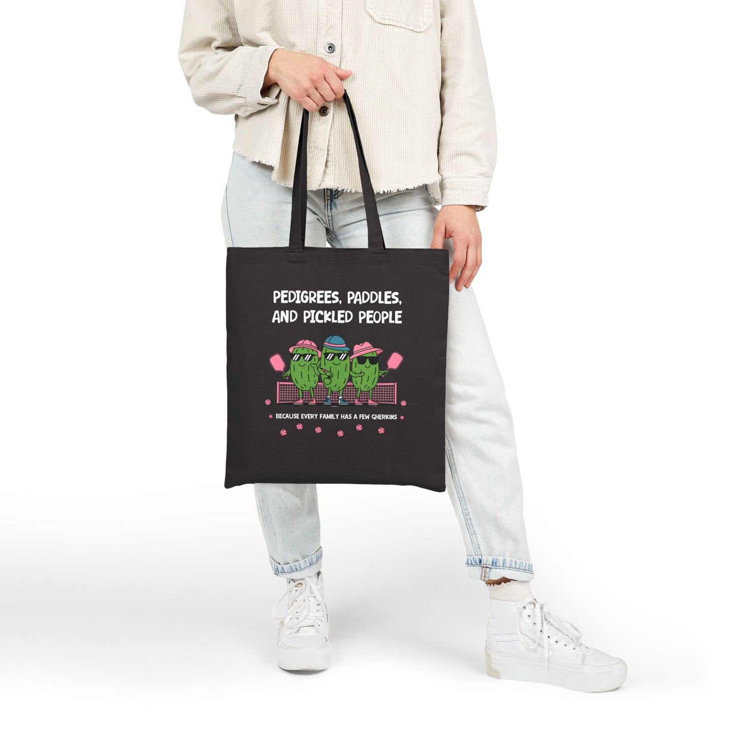 Funny Genealogy Pickleball Tote Bag