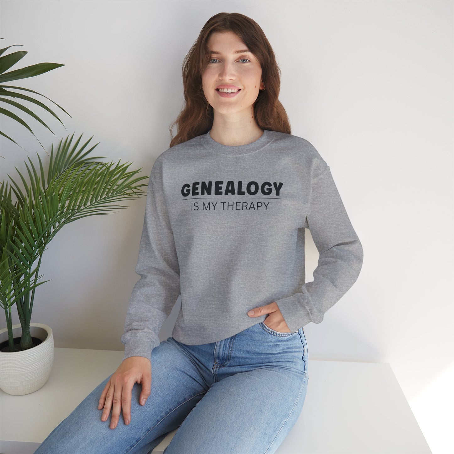 Genealogy Is My Therapy Sweatshirt