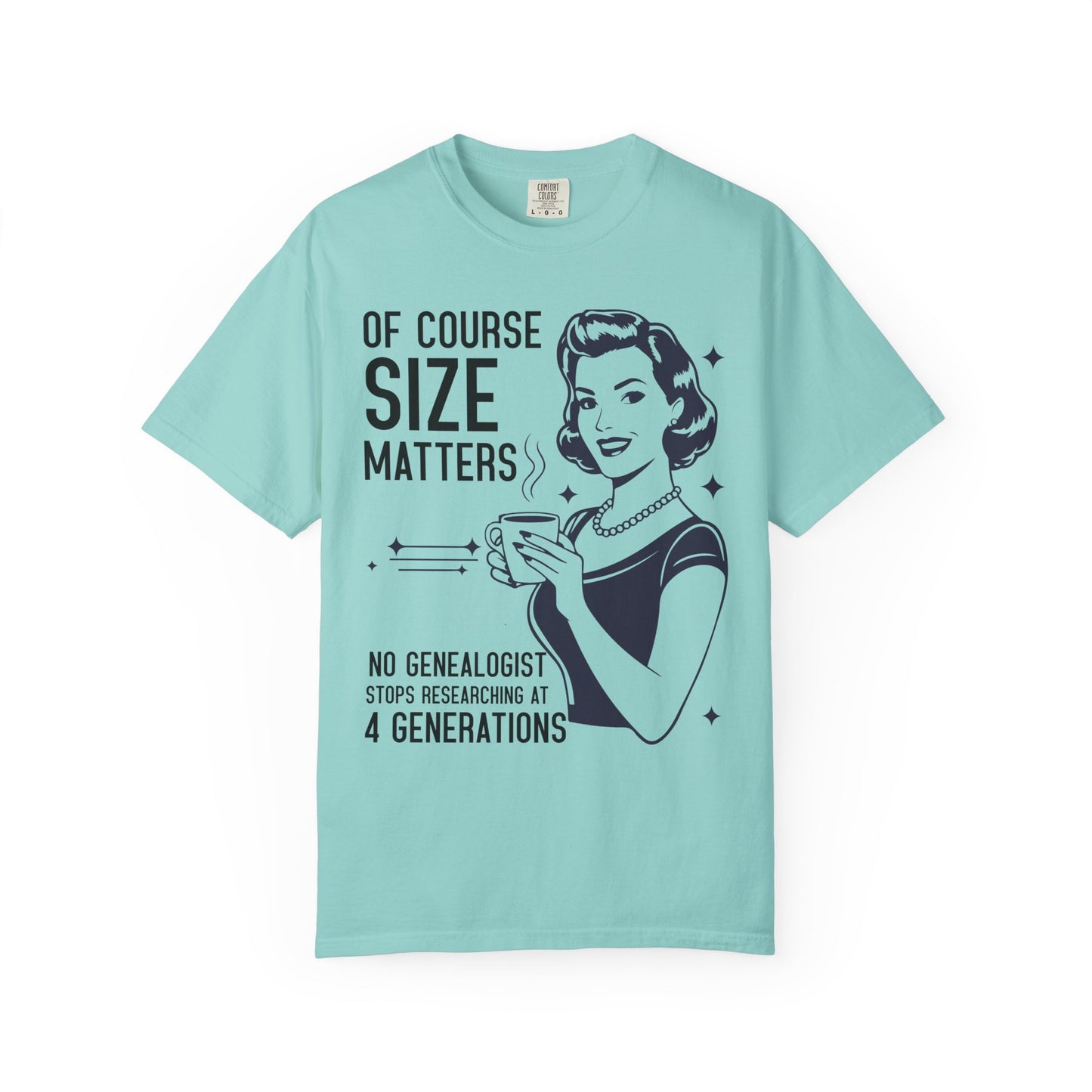 Size Matters Funny Genealogy T-Shirt