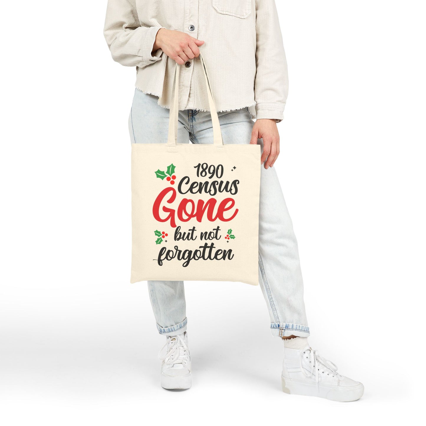 1890 Census Gone But Not Forgotten Tote Bag