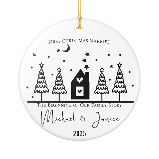 First Christmas Married Ornament
