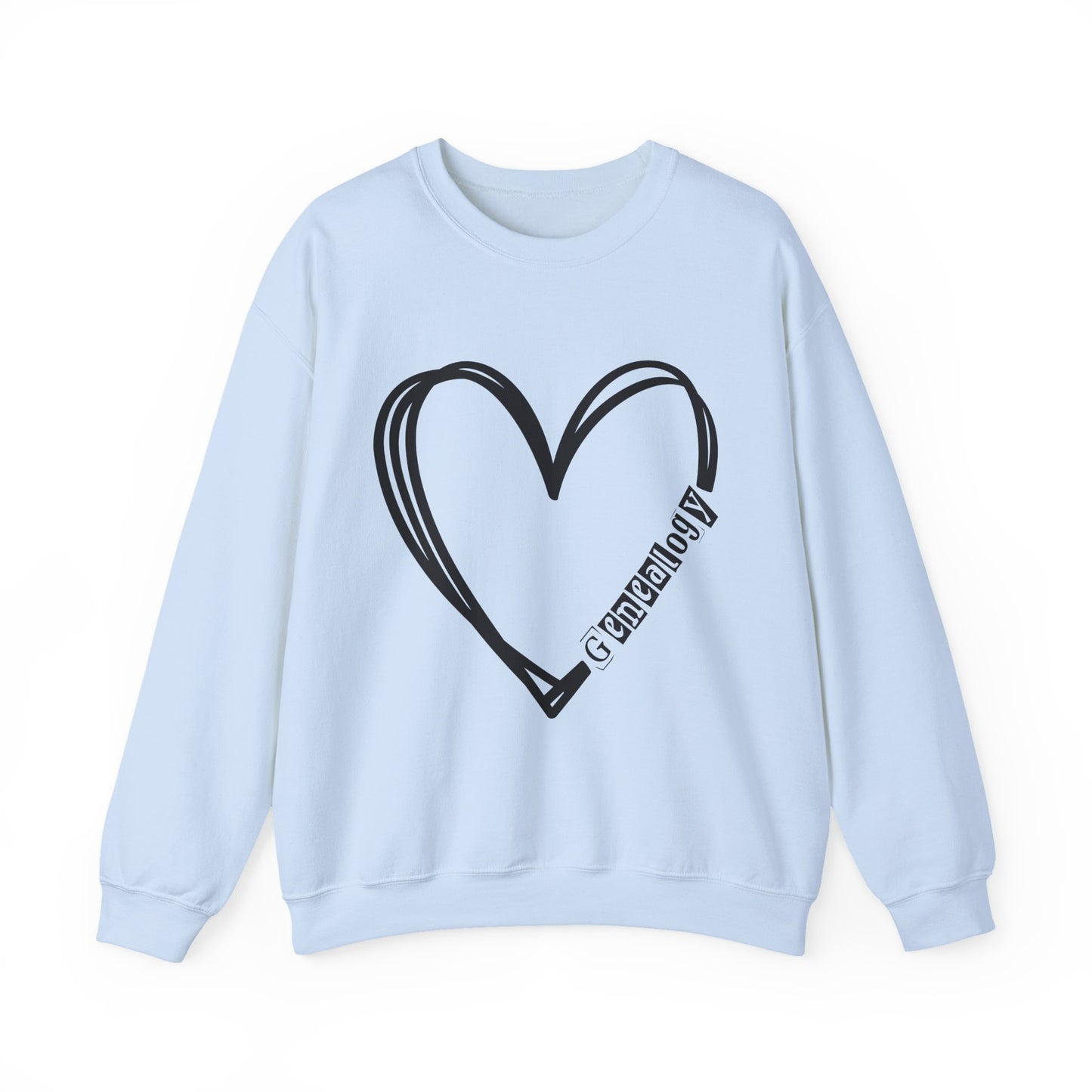 Genealogy Heart Sweatshirt
