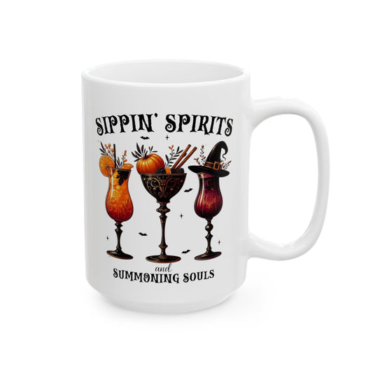 Sippin Spirits and Summoning Souls Mug
