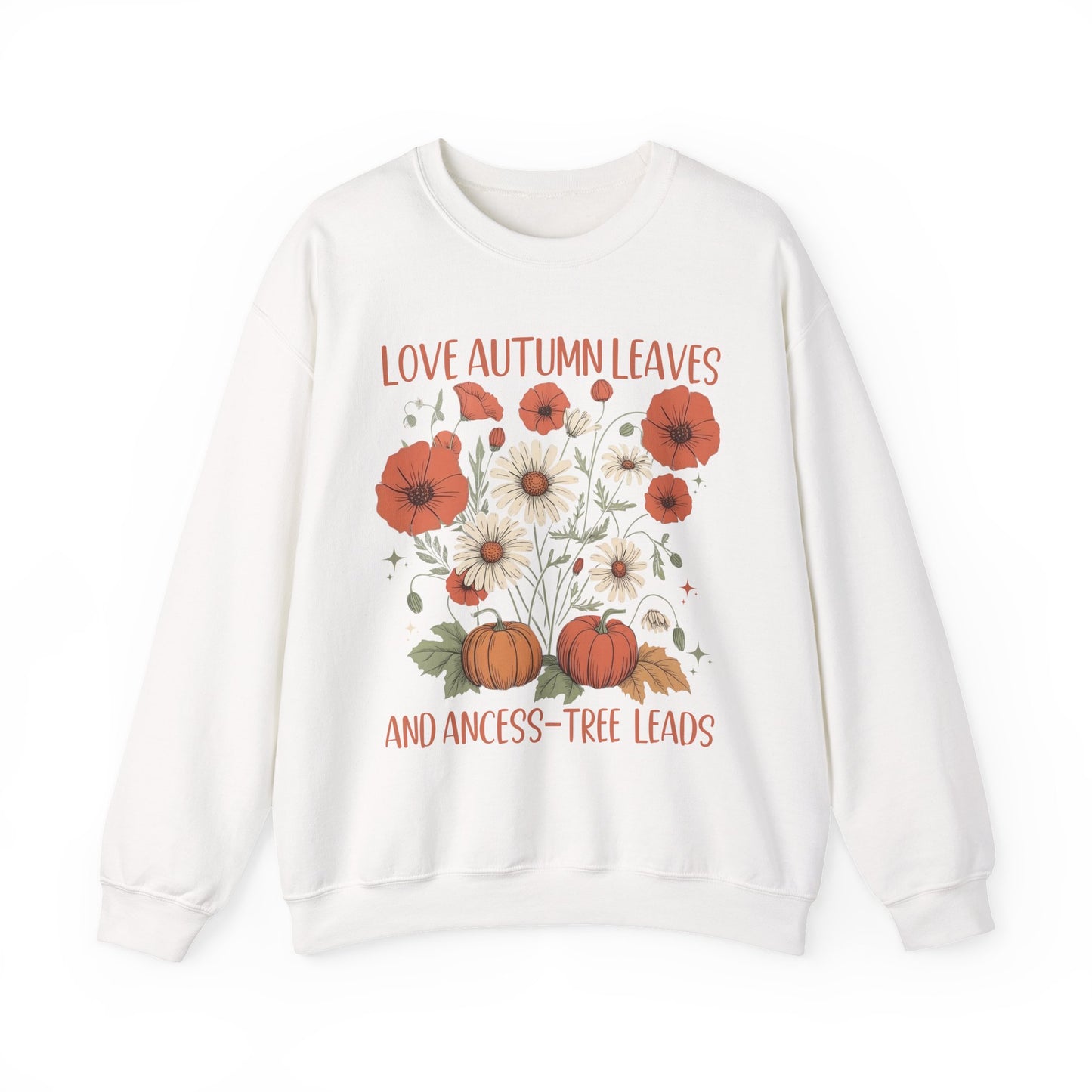 Love Autumn Leaves and Ancess-Tree Leads Sweatshirt