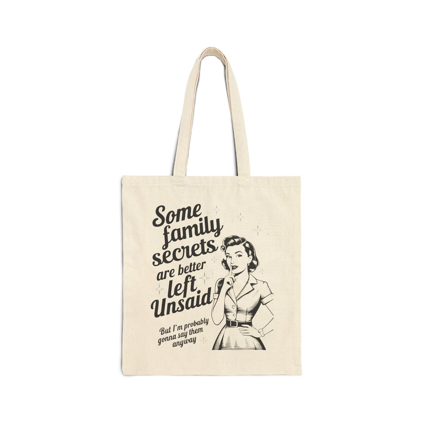 Funny Family Secrets Tote Bag