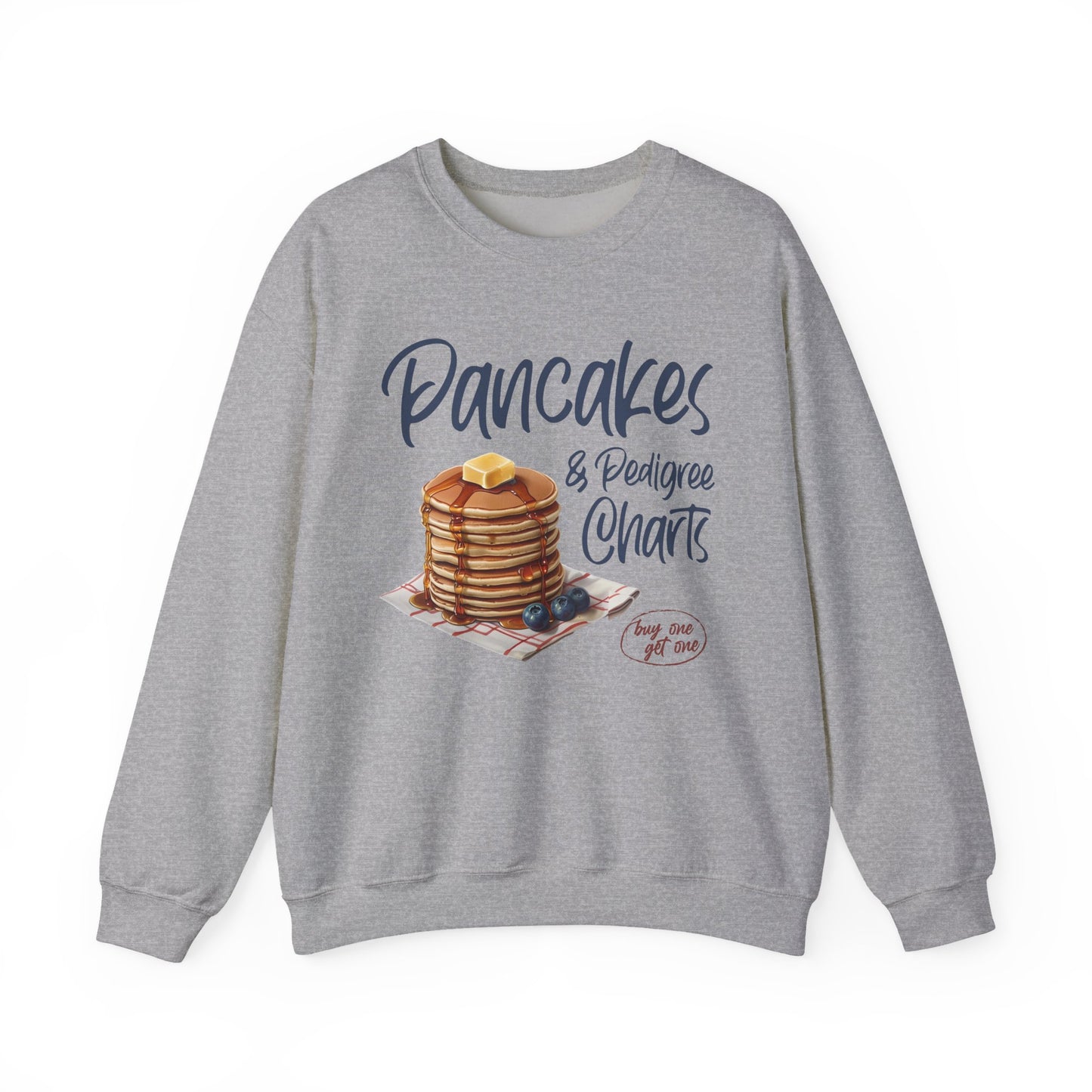 Pancakes and Pedigree Charts Sweatshirt
