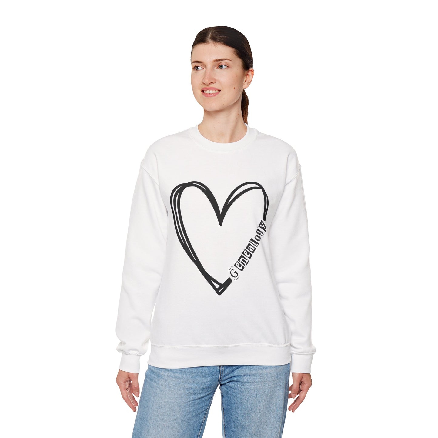 Genealogy Heart Sweatshirt