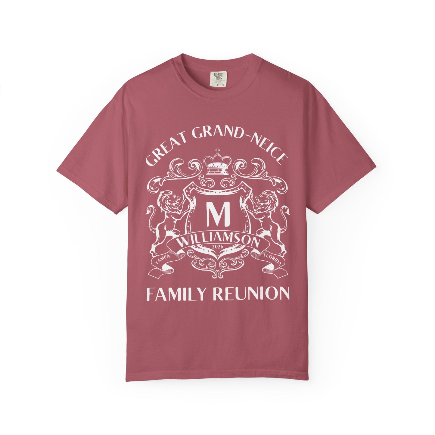 Personalized Family Reunion Crest T-Shirt