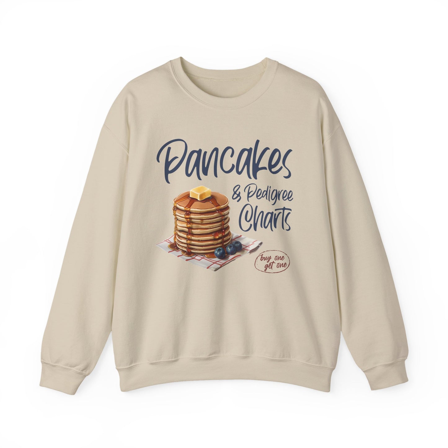 Pancakes and Pedigree Charts Sweatshirt