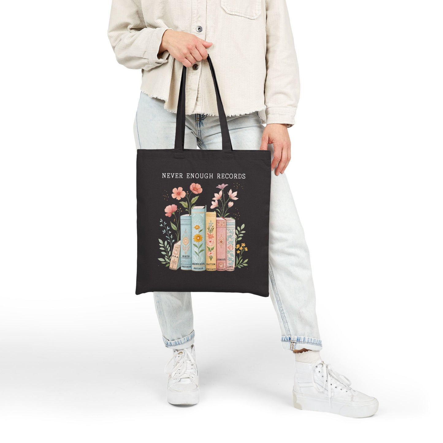 Never Enough Records Tote Bag
