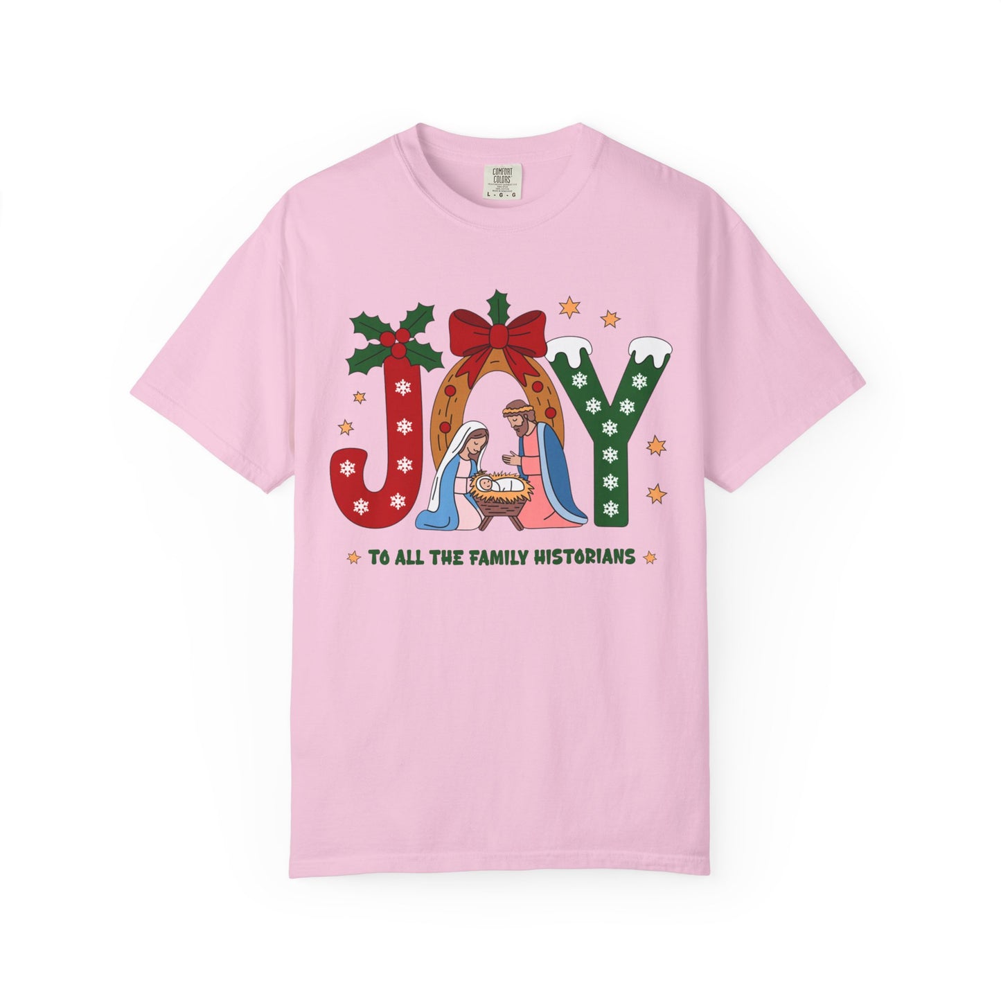 Joy to All the Family Historians Christmas T-Shirt
