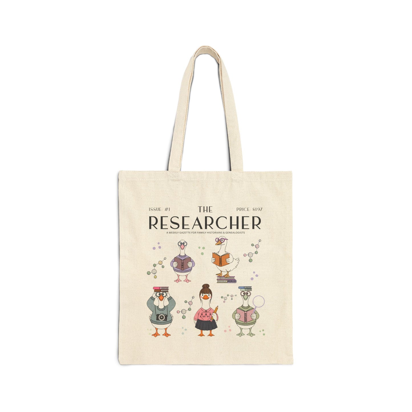 The Researcher Goose Tote Bag