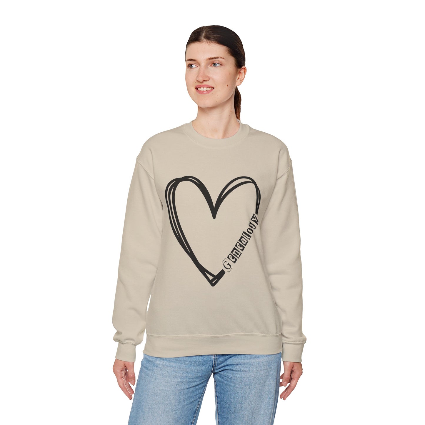 Genealogy Heart Sweatshirt