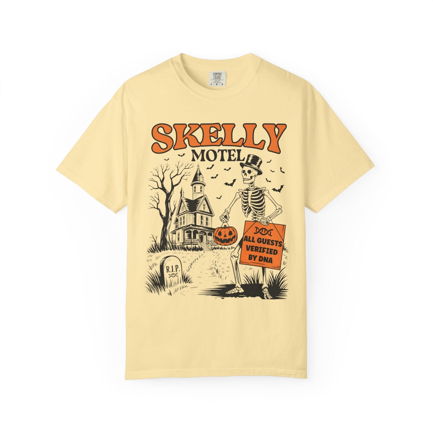 Funny Skeleton Motel DNA T-Shirt