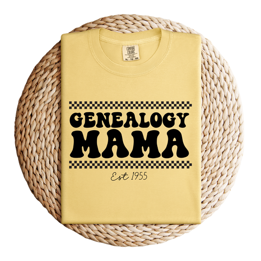 Custom GENEALOGY Mama Shirt Family Tree Gift