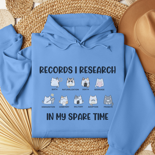 Records I Reseach in my Spare Time Hoodie
