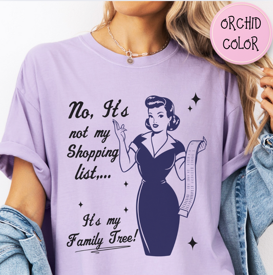 Funny Family Tree Retro Shirt