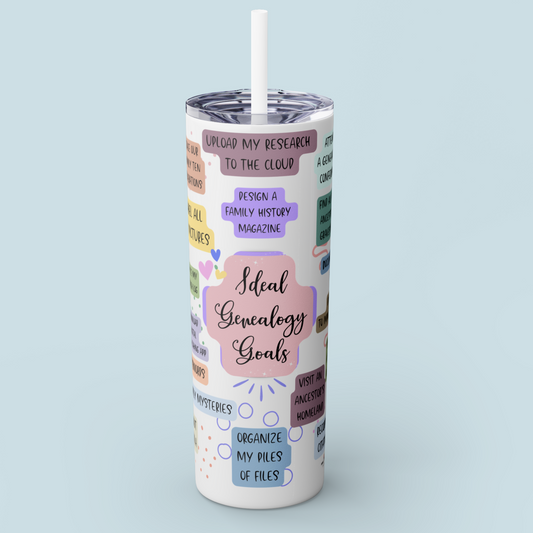 Genealogy Water Tumbler for Conferences