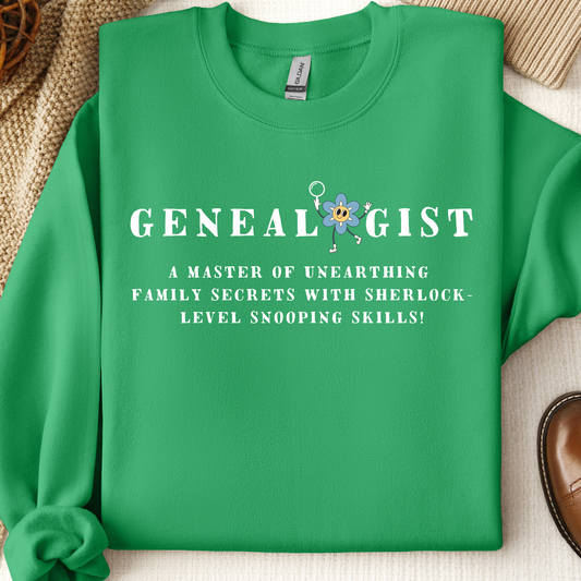 Funny Definition of a Genealogist Sweatshirt