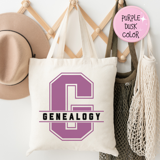 G is for Genealogy Tote for Family Historians