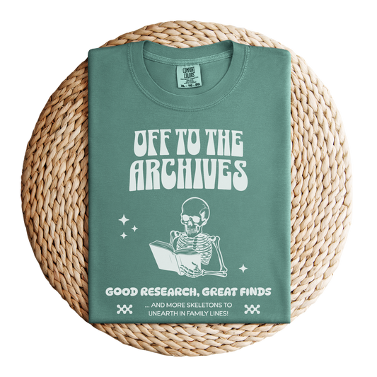 Funny Skeleton Shirt Gift for Family Historian