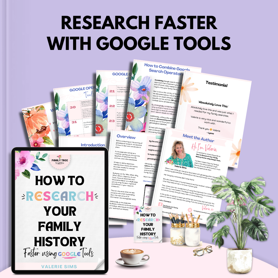 Research Your Family History Faster Guide Book